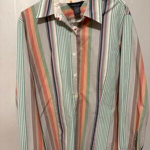 Van Heusen Colorful Striped Button-Down Shirt